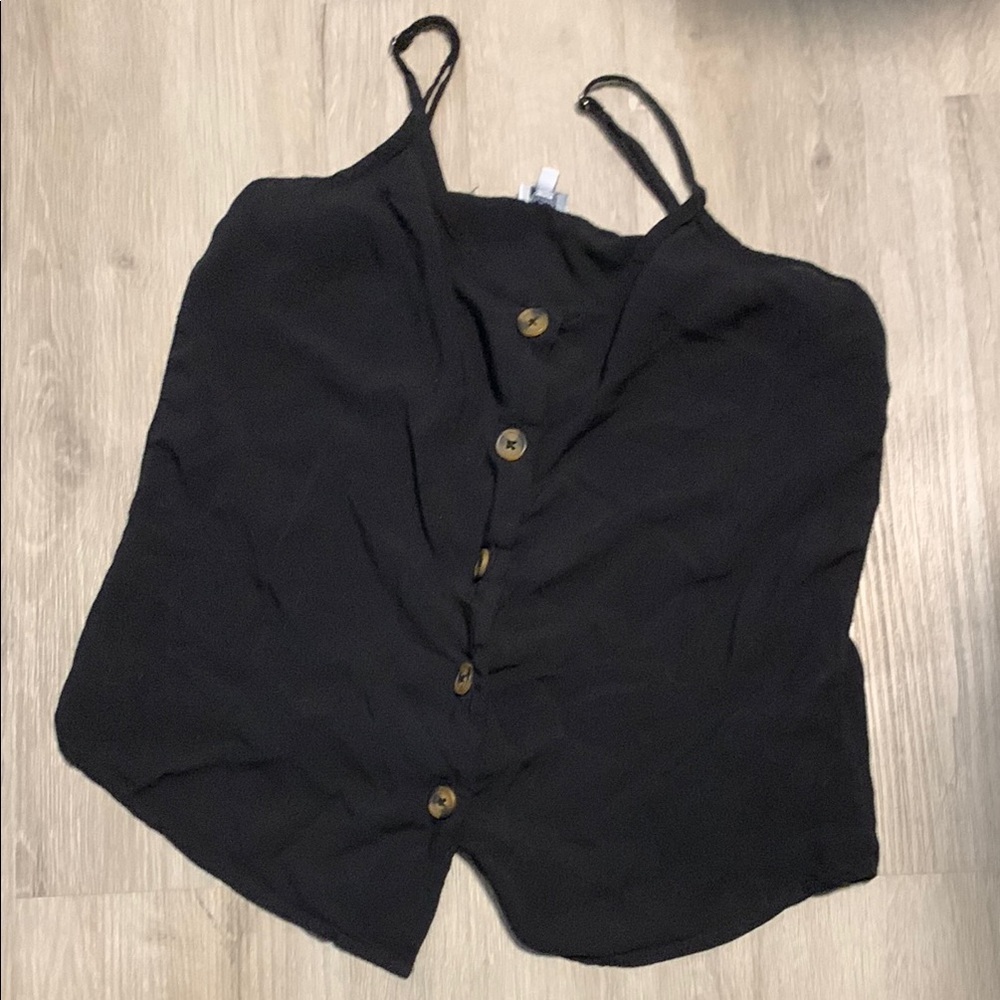 Kismet Black Sleeveless Top